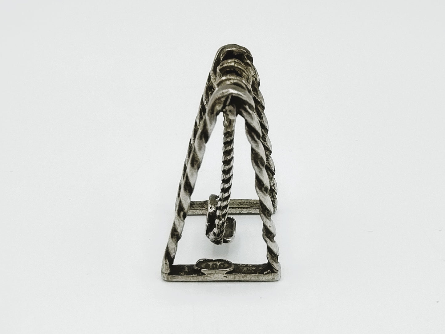 Silberminiatur, Schaukel, Italien, 800