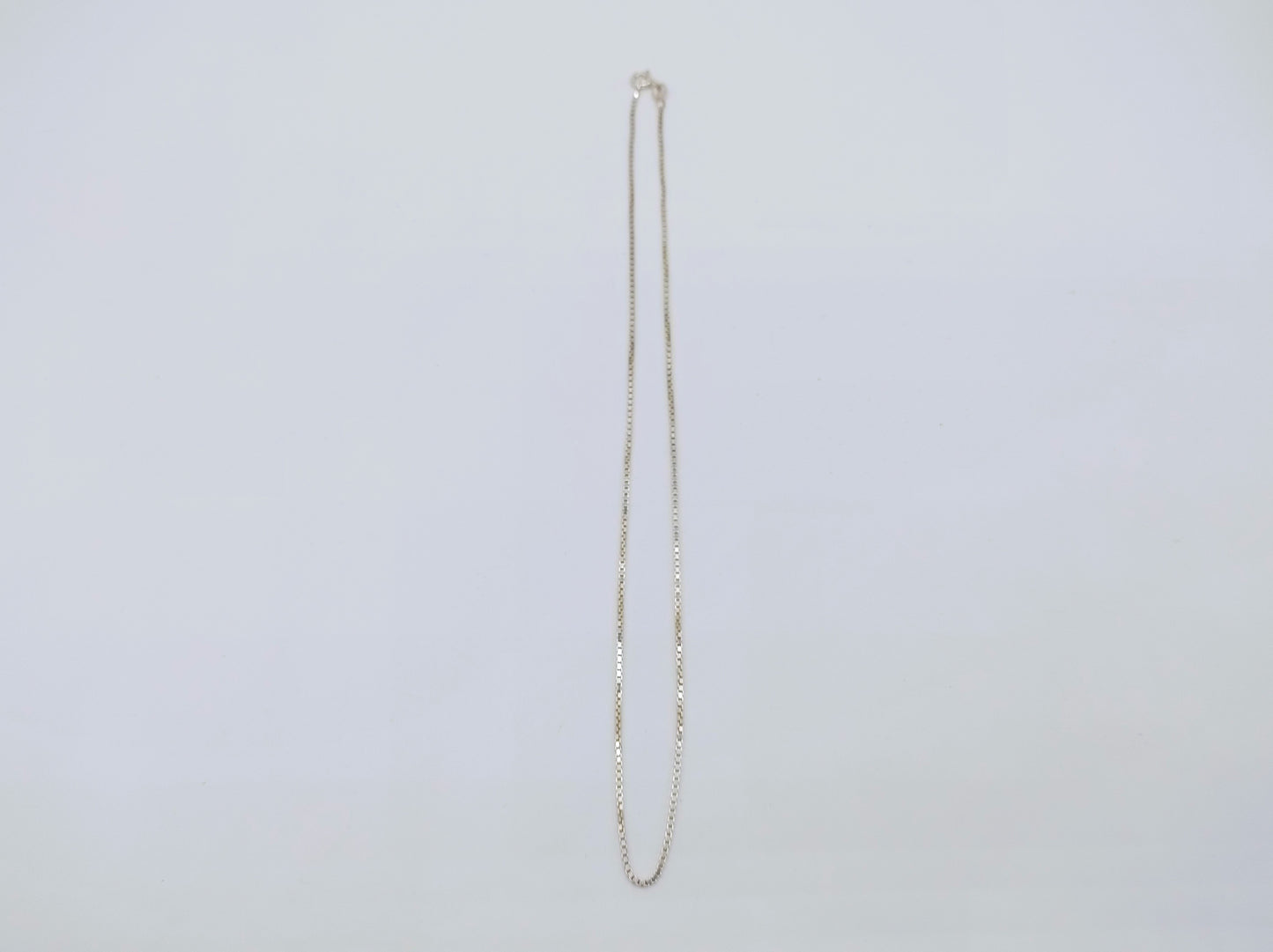 Zilveren venetiaans collier, 42 cm