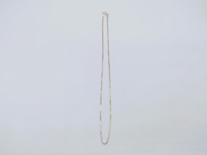 Zilveren venetiaans collier, 42 cm