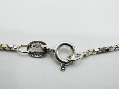 Zilveren venetiaans collier, 42 cm