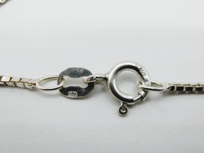 Zilveren venetiaans collier, 50 cm