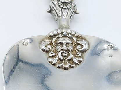 Zilveren taartschep met benen heft, E. Callot, Parijs, ca. 1850