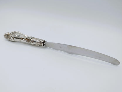 Zilveren mesheft met lemmet, B.W. van Eldik, Zutphen, ca. 1925