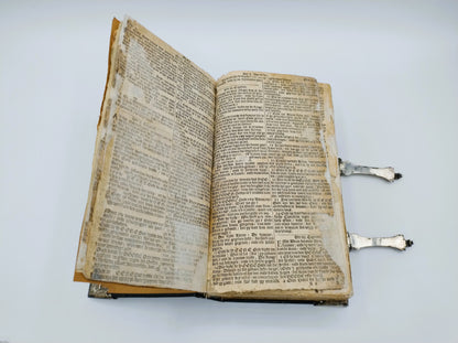 Bibel mit Silberverschlüssen, Amsterdam, 1691