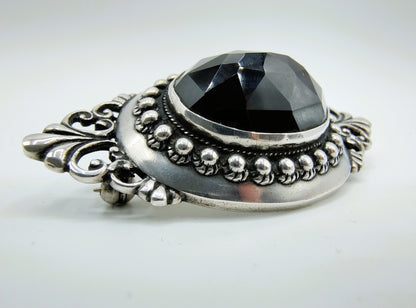 Jewelry set, silver bracelet, brooch and ring, Niekerk, Schoonhoven.