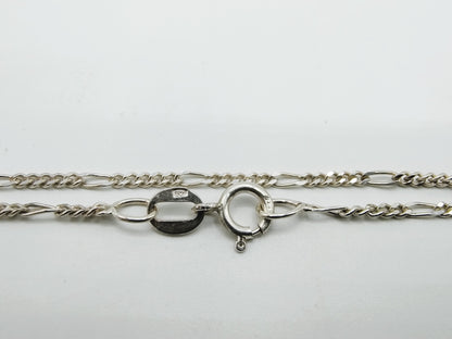 Zilveren enkelbandje Figaro, 25 cm