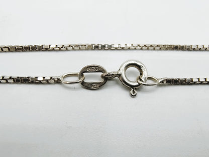 Zilveren venetiaans collier, 60 cm
