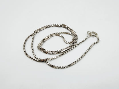 Zilveren venetiaans collier, 50 cm