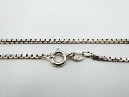 Zilveren venetiaans collier, 50 cm