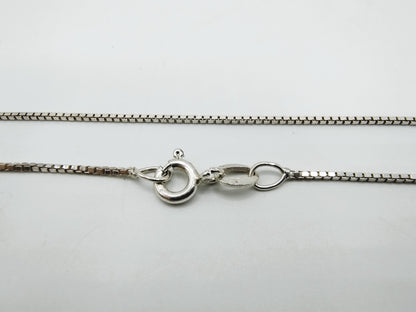 Zilveren venetiaans collier, 38 cm