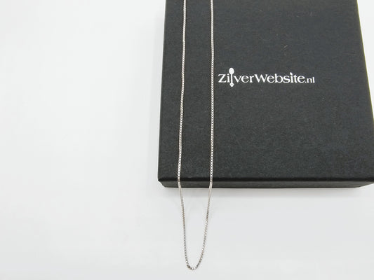 Zilveren venetiaans collier, 50 cm