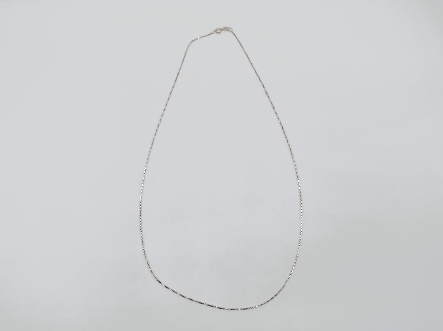 Zilveren venetiaans collier, 50 cm