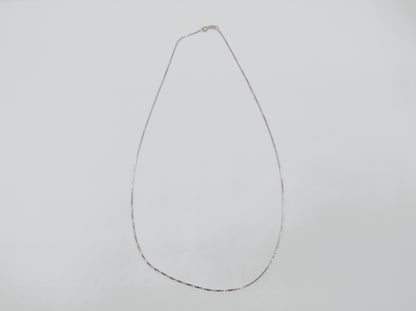 Zilveren venetiaans collier, 50 cm