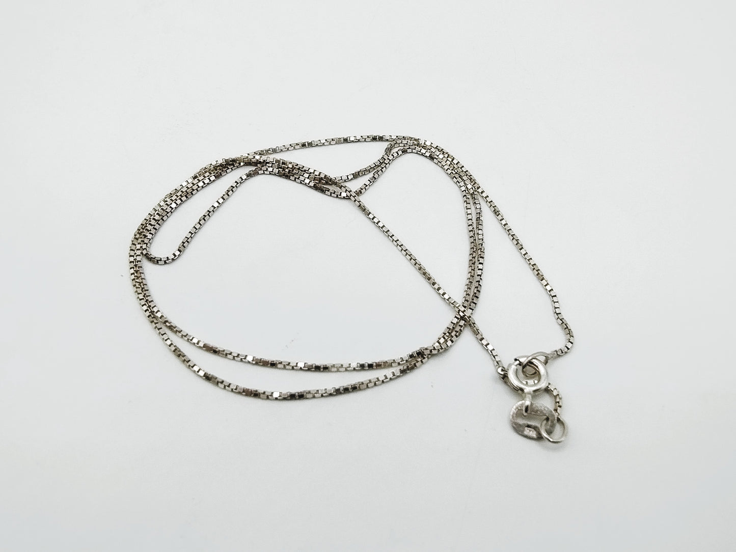 Zilveren venetiaans collier, 50 cm