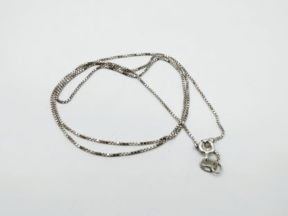 Zilveren venetiaans collier, 50 cm