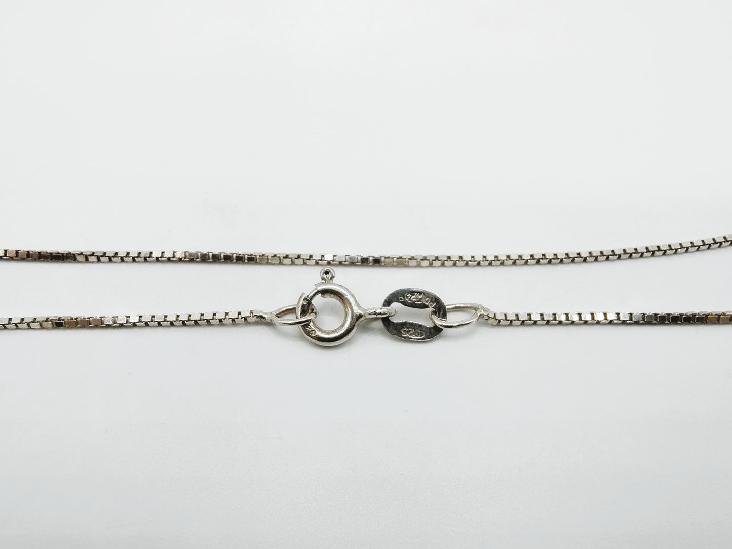 Zilveren venetiaans collier, 50 cm