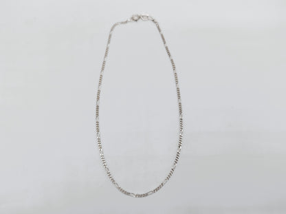 Zilveren enkelbandje Figaro, 25 cm