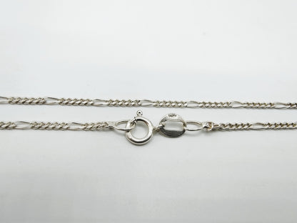 Zilveren enkelbandje Figaro, 25 cm