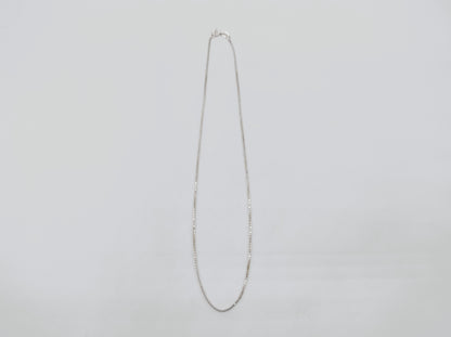 Zilveren venetiaans collier, 38 cm