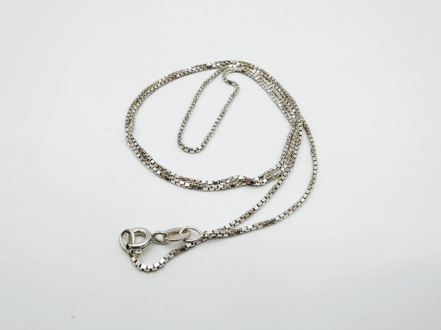 Zilveren venetiaans collier, 50 cm