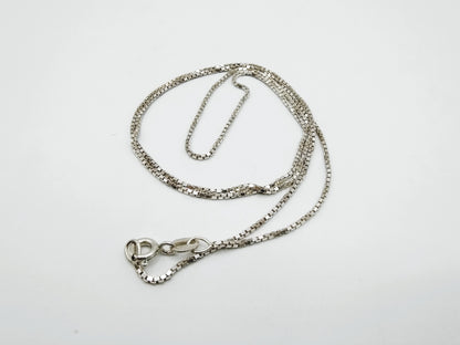 Zilveren venetiaans collier, 50 cm