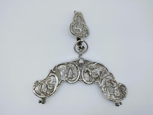 Zilveren tasbeugel met tashaak, R. Tania, Leeuwarden, ca. 1785