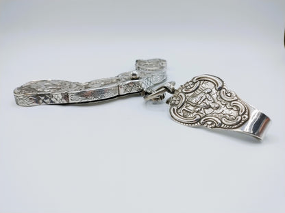 Zilveren tasbeugel met tashaak, R. Tania, Leeuwarden, ca. 1785
