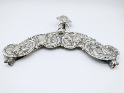Zilveren tasbeugel met tashaak, R. Tania, Leeuwarden, ca. 1785
