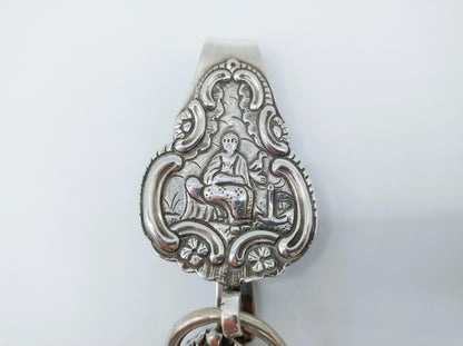 Zilveren tasbeugel met tashaak, R. Tania, Leeuwarden, ca. 1785