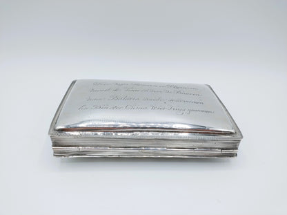 Zilveren tabaksdoos, H. Capoen, Schoonhoven, 1893
