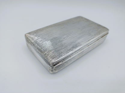 Zilveren tabaksdoos, H. Kuilenburg, Schoonhoven, 1833