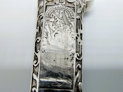 Silver travel cutlery, fork and knife, Netherlands, ca. 1600