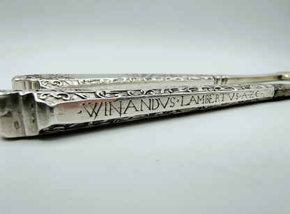 Silver travel cutlery, fork and knife, Netherlands, ca. 1600