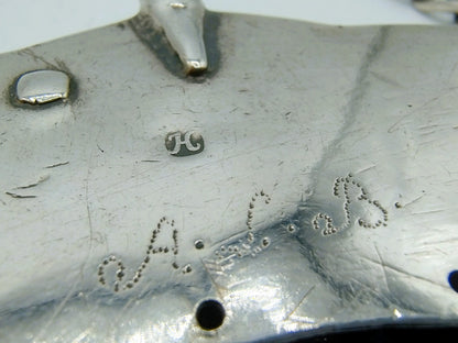 Zilveren tasbeugel met ketting, H.N. Hubert, Groningen, ca. 1790