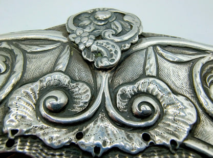 Zilveren tasbeugel met ketting, H.N. Hubert, Groningen, ca. 1790