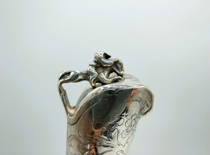Silver knife handle with steel blade, Friesland, ca. 1770