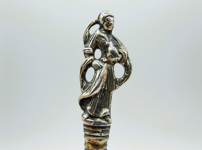 Zilveren gelegenheidslepel, B. Feenstra, Makkum, 1801