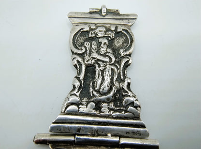 Zilveren bijbelslot, V. Brouwer, Zwolle/Kampen, ca. 1840