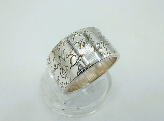 Zilveren ring, Tiffany & Co, 17 mm
