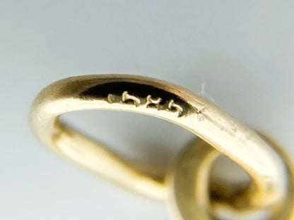 Gouden hanger van een zeilboot, 14 karaats