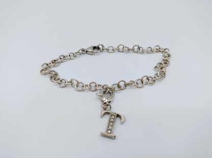 Zilveren armband met bedel, Ti Sento, 21 cm