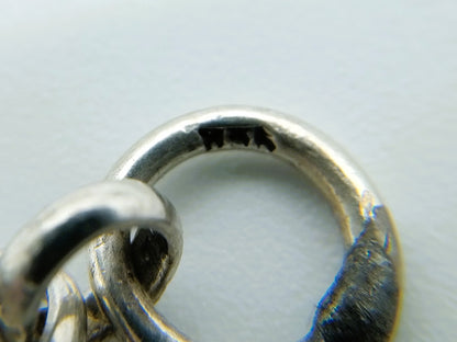 Zilveren jasseronketting, 84 cm.
