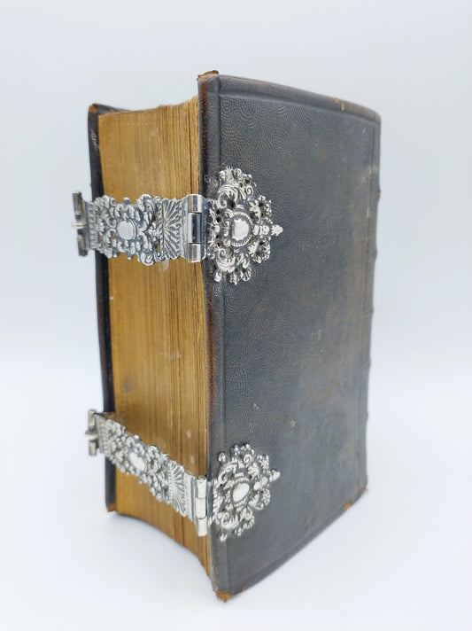 Bible with silver clasps, 1767 