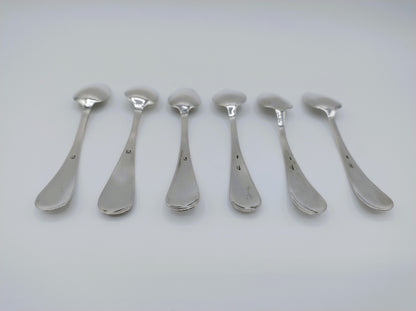 Zilveren theelepels, J. Schijfsma Jz, Sneek, ca. 1870