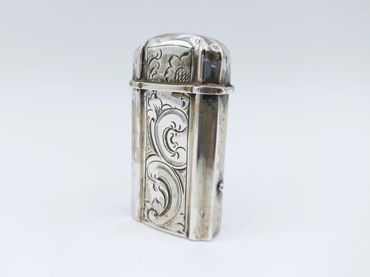 Zilveren tondeldoosje, W. de Pleyt, Schoonhoven, ca. 1870