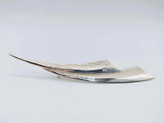 Zilveren design broche, 925