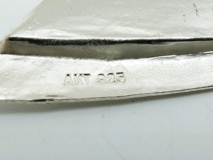 Zilveren design broche, 925