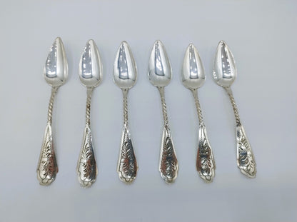 6 Theelepels, G. van den Berg & Zn, Schoonhoven, ca. 1917