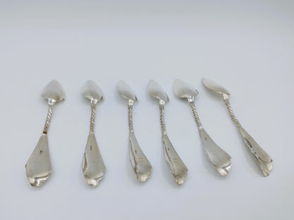 6 Theelepels, G. van den Berg & Zn, Schoonhoven, ca. 1917