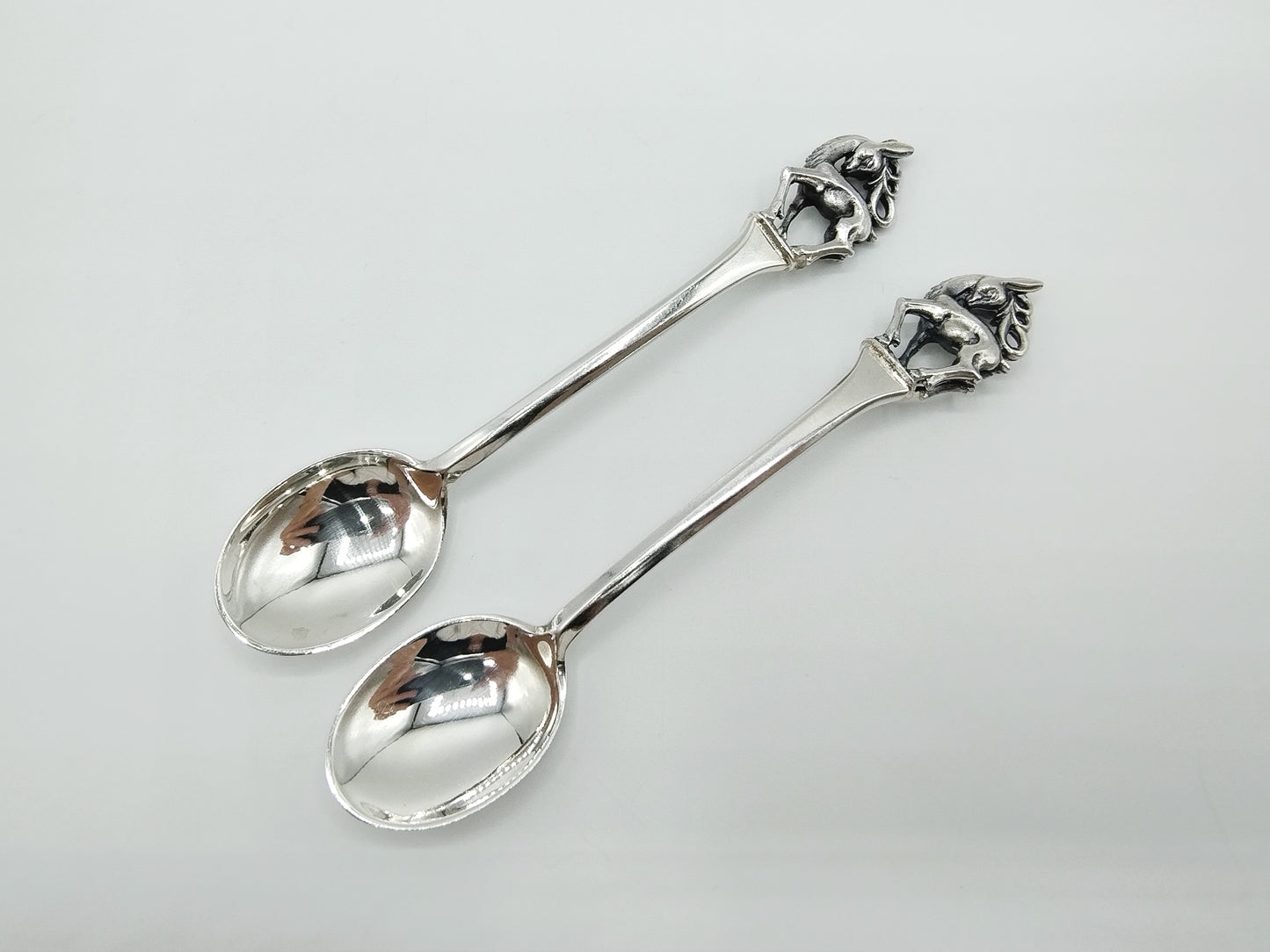 2 Zilveren theelepels, van Kempen & Begeer, Zeist